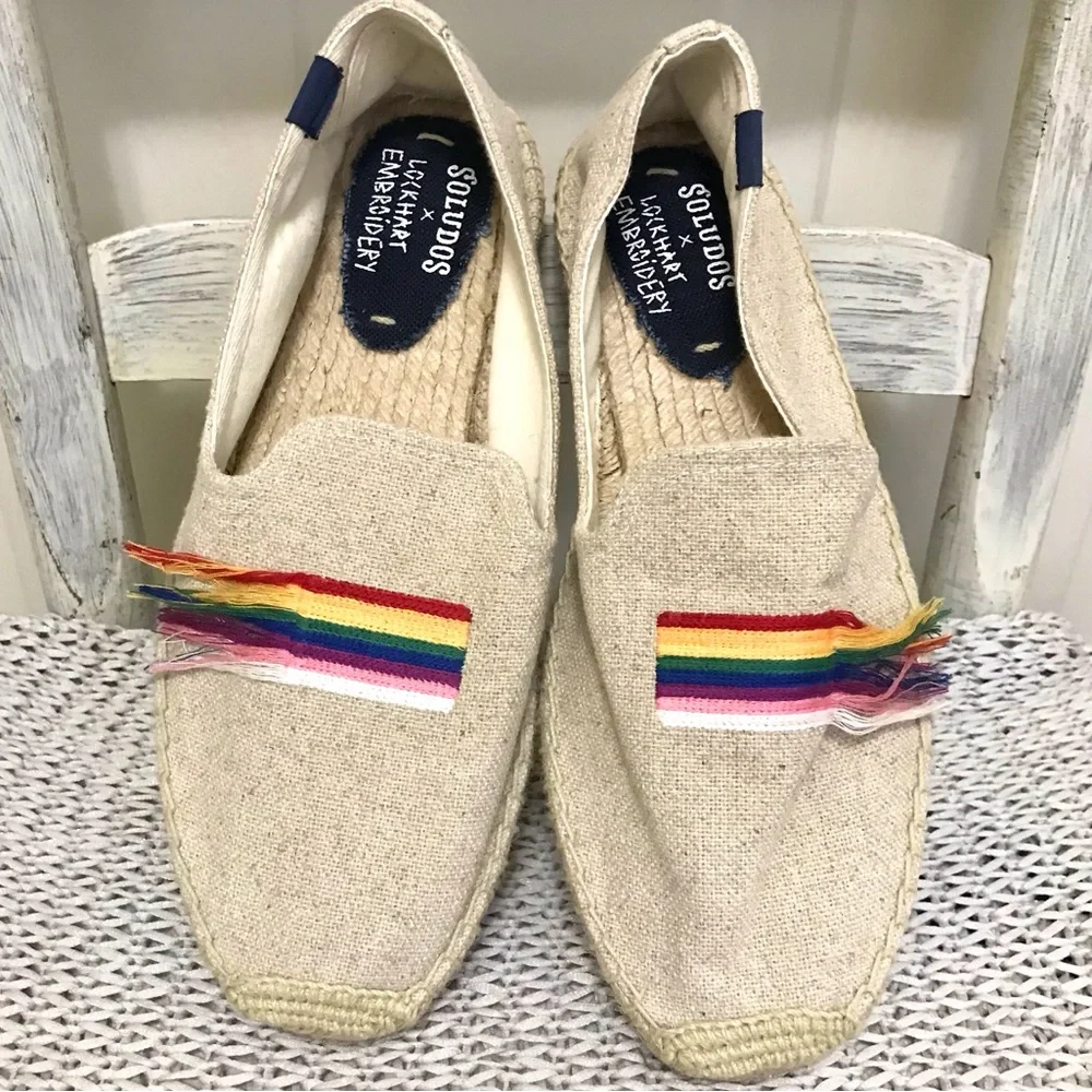 Soludos Rainbow Men’s Smoking Espadrilles